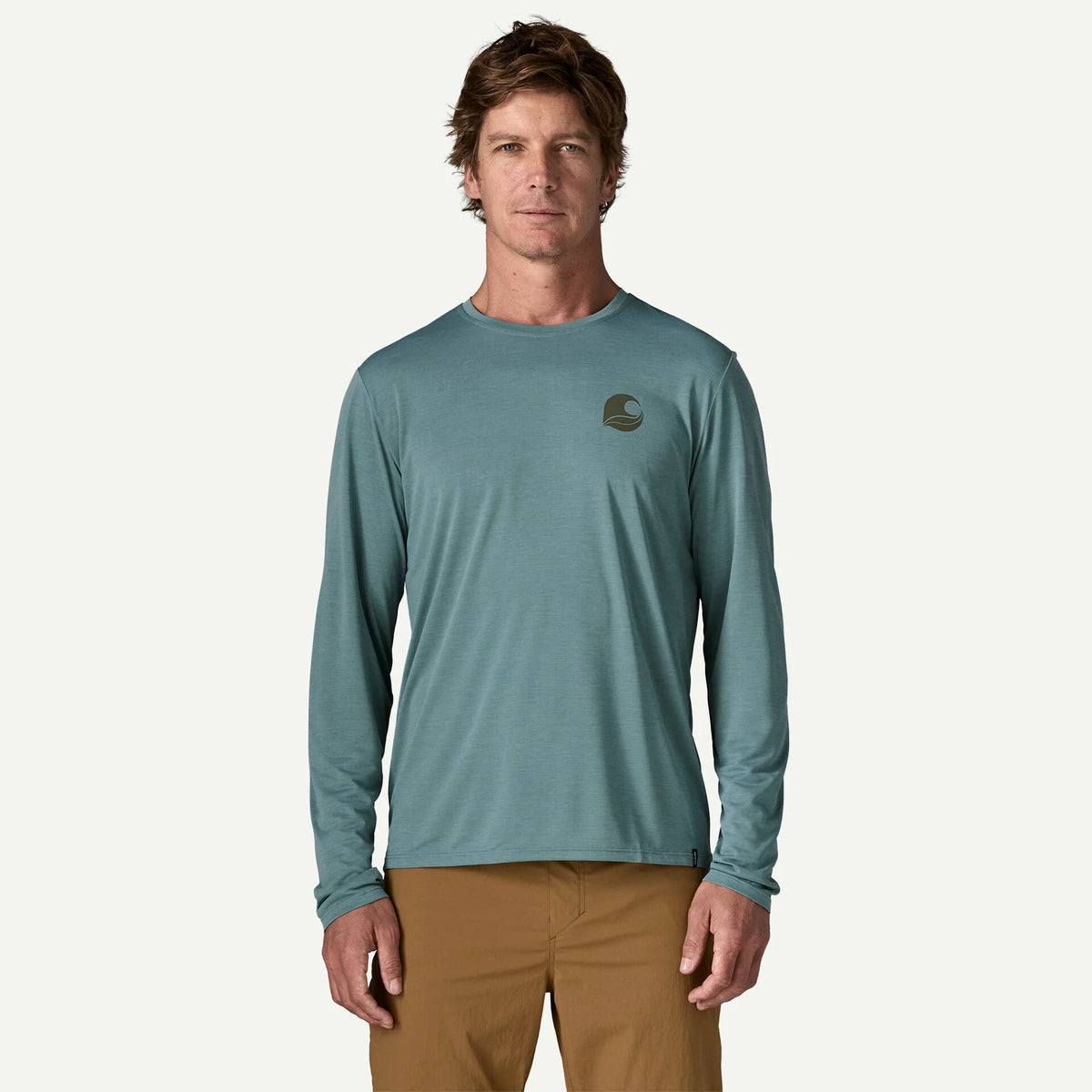 M's Long-Sleeved Capilene® Cool Daily Shirt - Pass It Around Main image