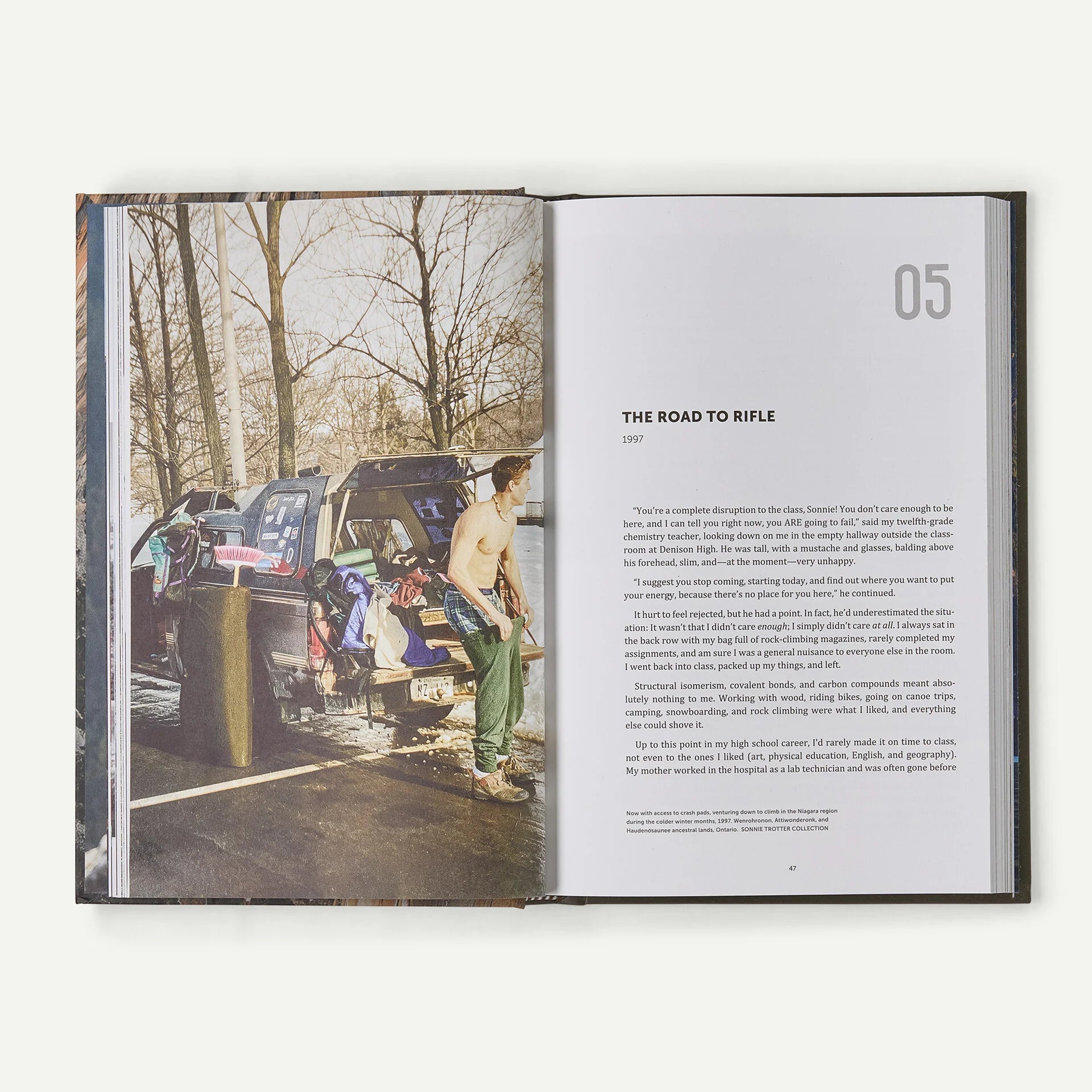 Uplifted: The Evolution of a Climbing Life (hardcover, published by Patagonia) Secondary image