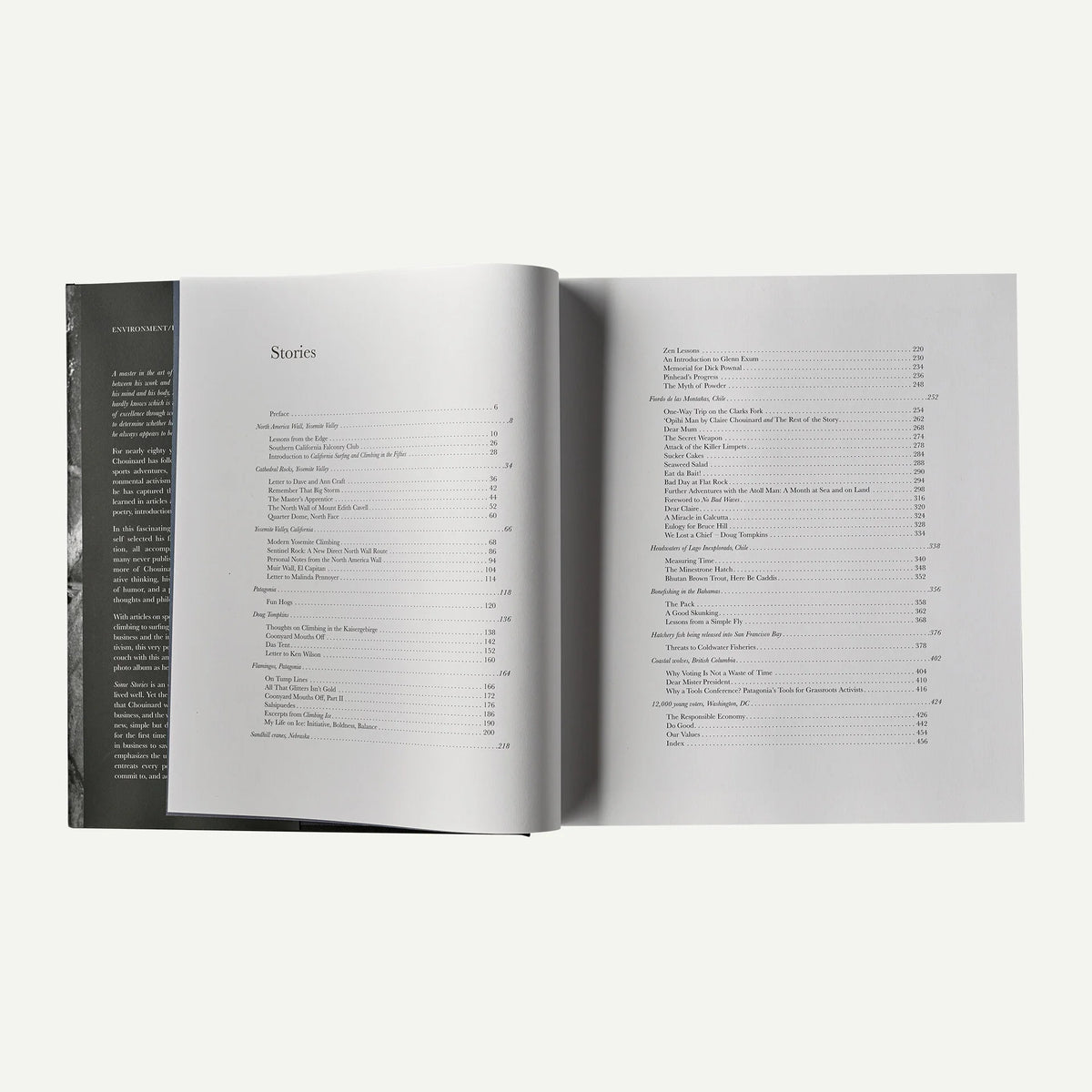 Some Stories: Lessons from the Edge of Business and Sport by Yvon Chouinard (hardcover book published by Patagonia) Main image