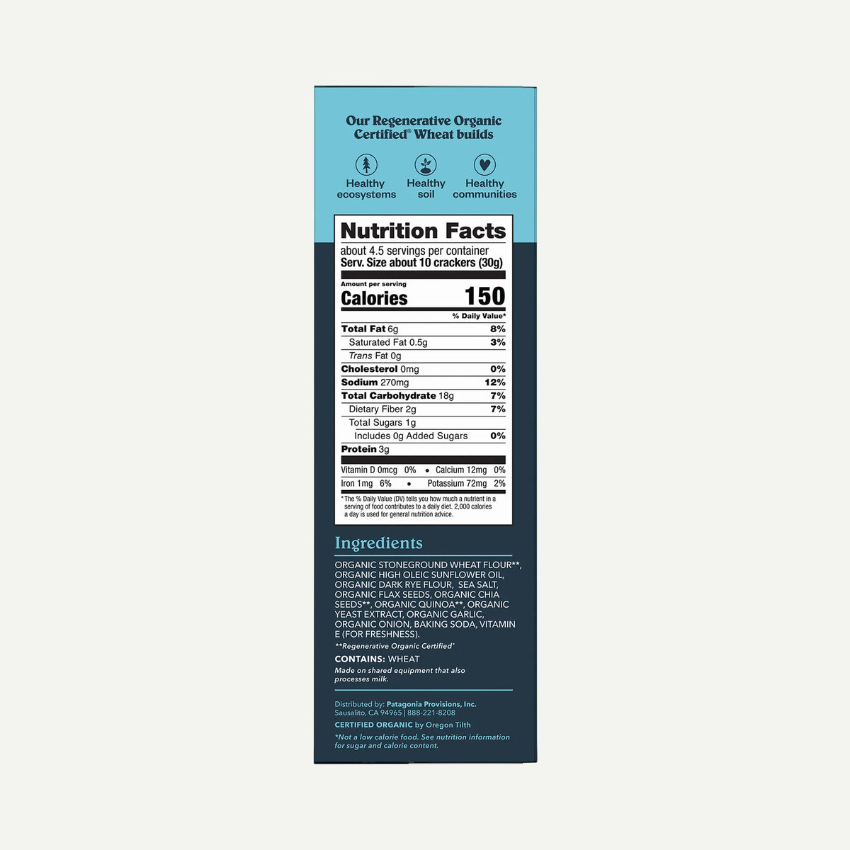 Organic Multiseed Crackers Main image
