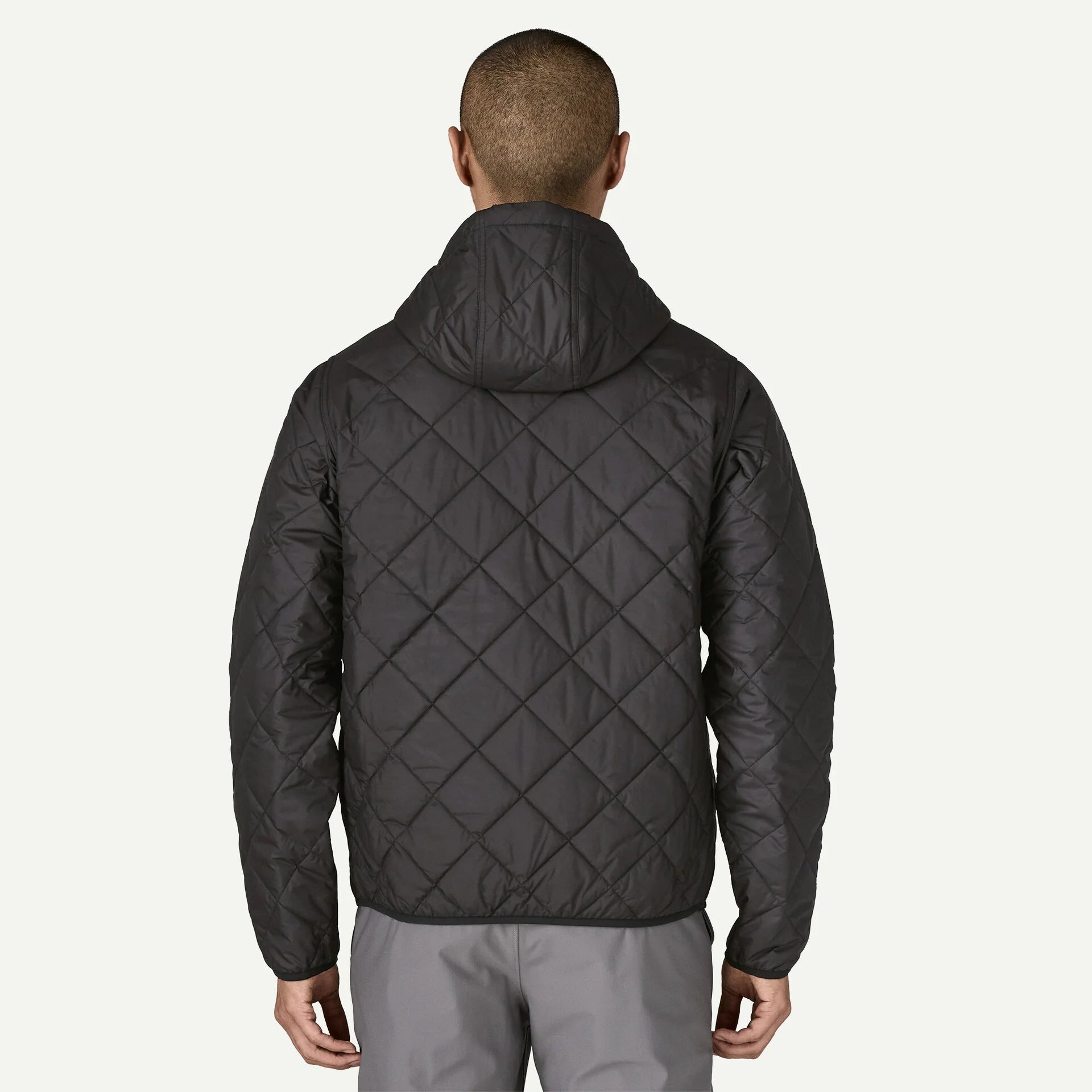 M's Diamond Quilted Bomber Hoody Secondary image