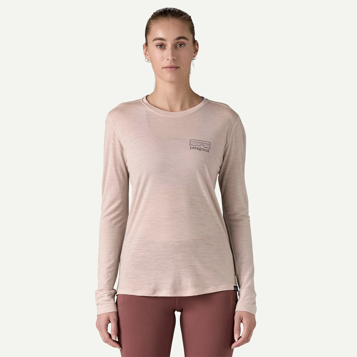 W's Long-Sleeved Capilene® Cool Merino-Blend Graphic Shirt
