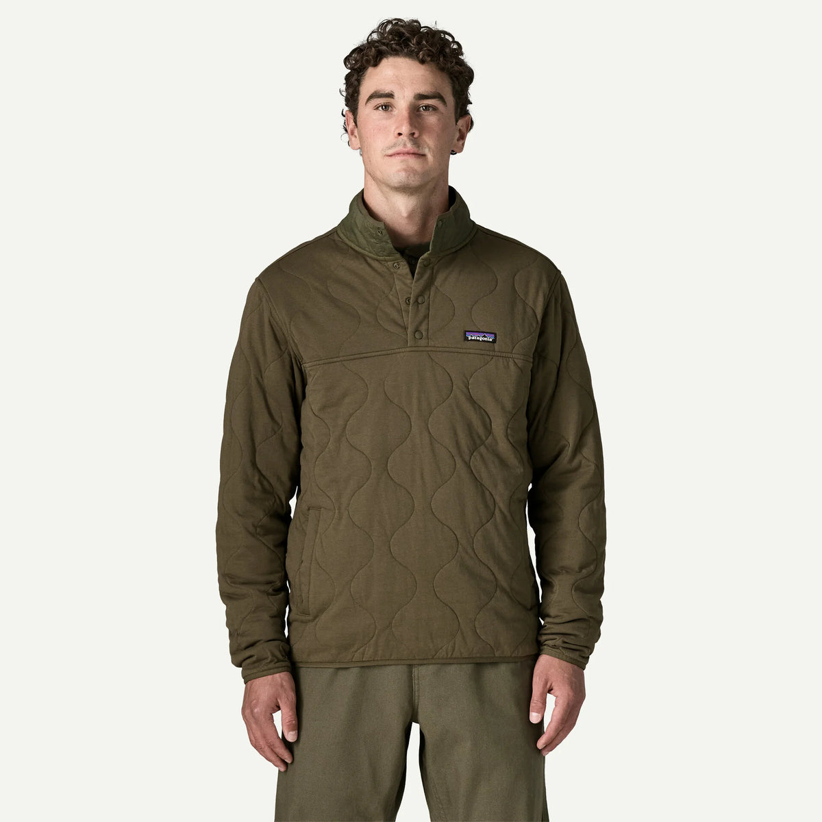 M's Daily Quilted Snap-T® Pullover