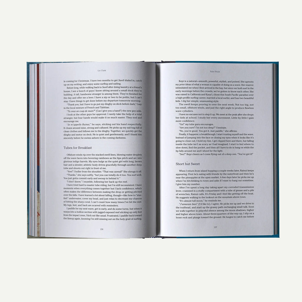 Swell: A Sailing Surfer’s Voyage of Awakening by Captain Liz Clark (hardcover book)