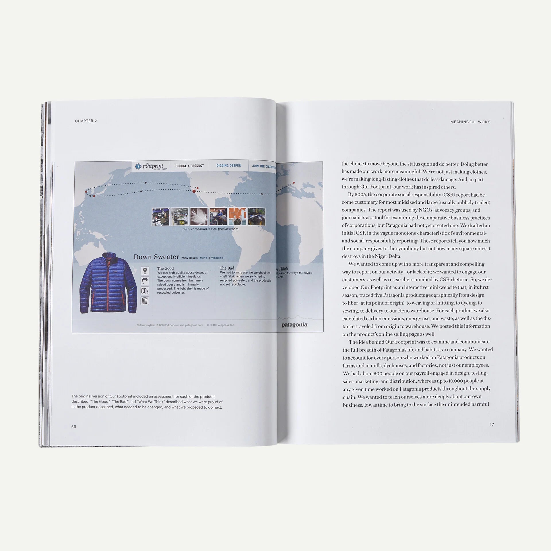 The Future of the Responsible Company: What We've Learned from Patagonia's First 50 Years (paperback, published by Patagonia) Secondary image