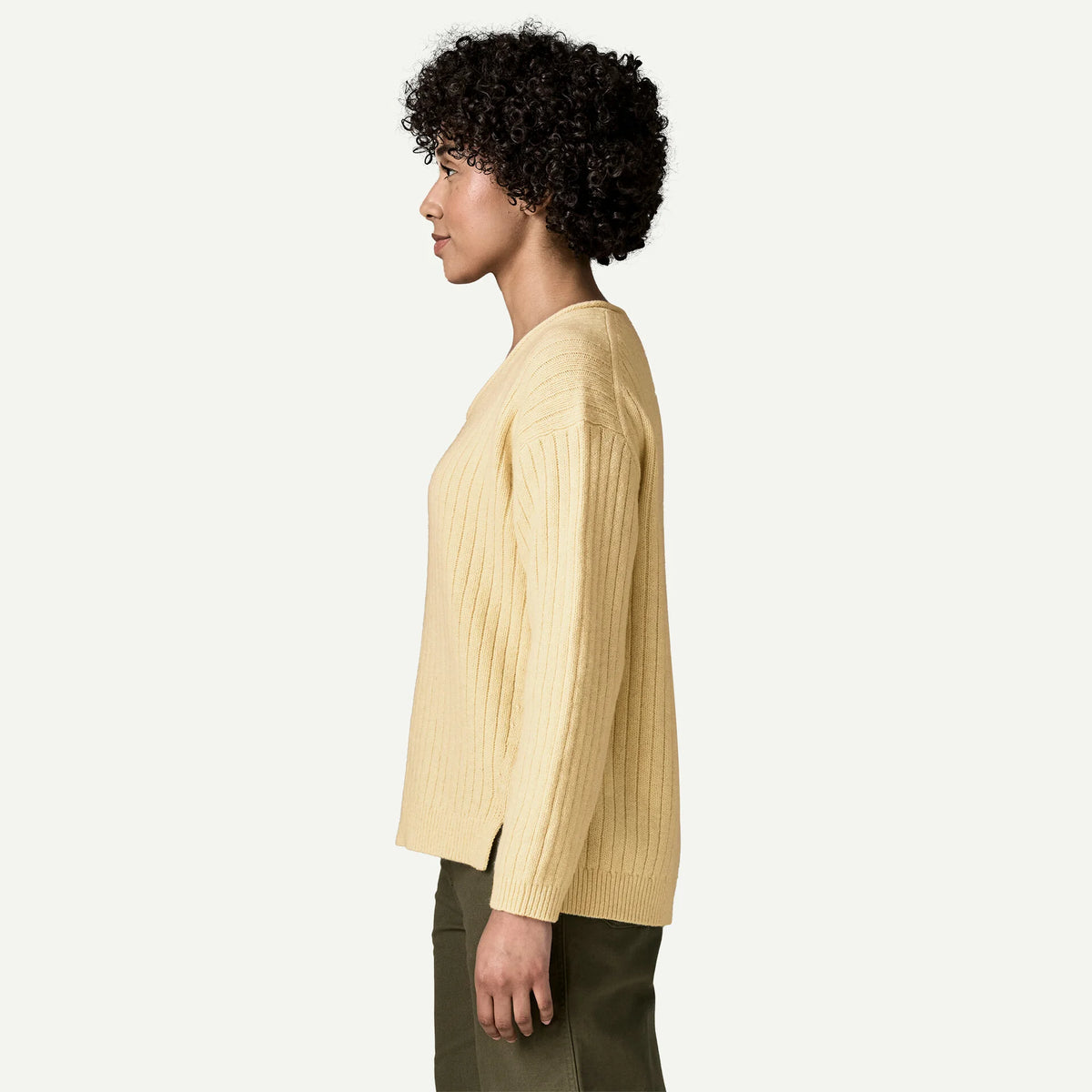 W's Recycled Wool-Blend V-Neck Sweater