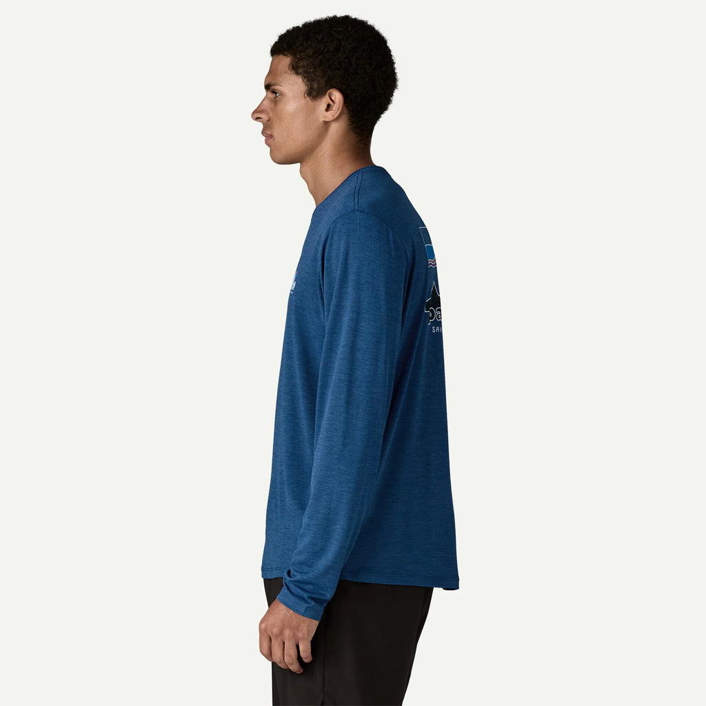 M's Long-Sleeved Capilene® Cool Daily Shirt - '73 Skyline