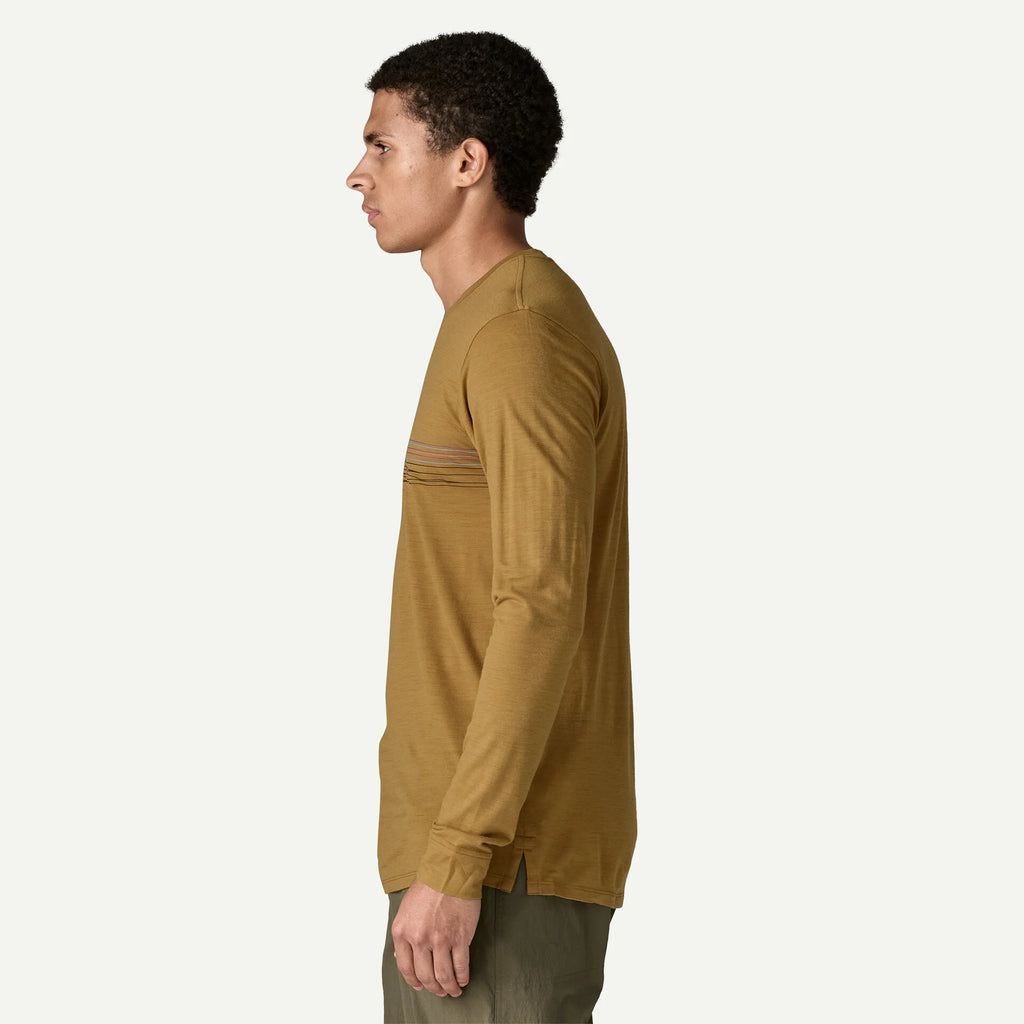 M's Long-Sleeved Capilene® Cool Merino-Blend Graphic Shirt