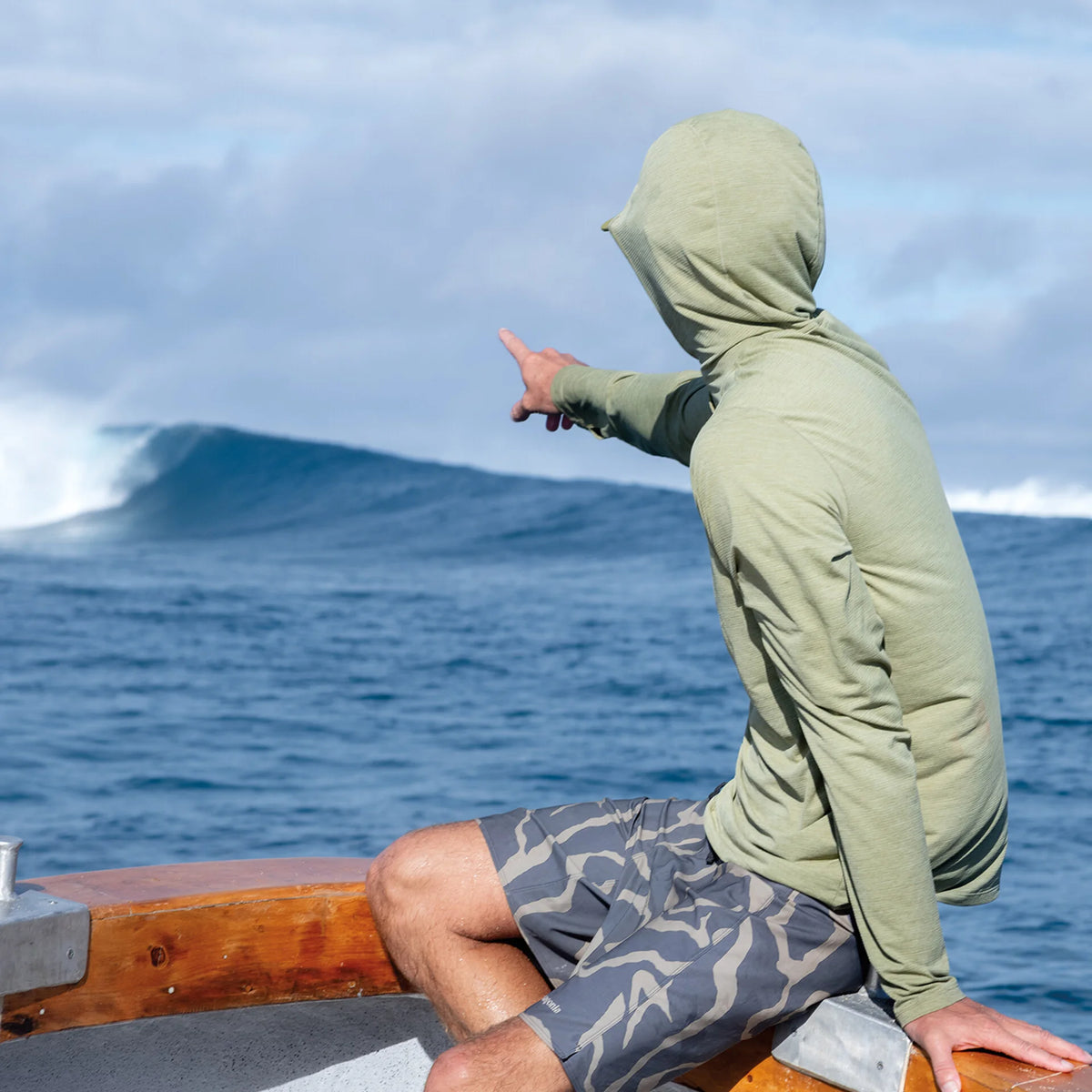 M's Capilene® Cool Sun Hoody - Cloud Crag Crest