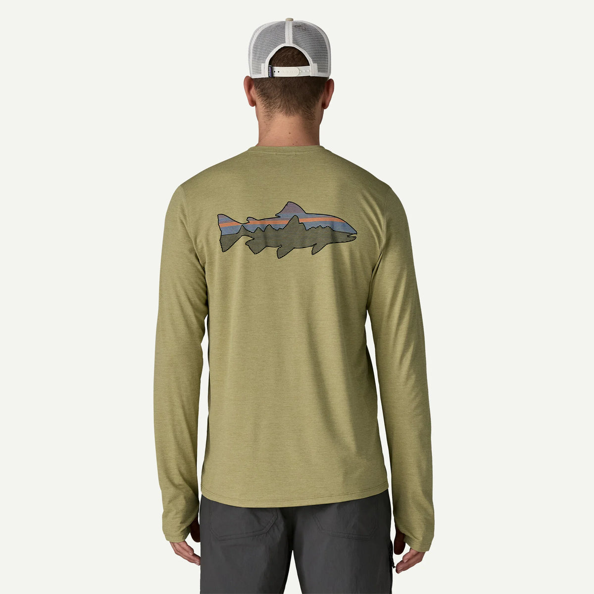 M's Long-Sleeved Capilene® Cool Sun Shirt - Fitz Roy Trout Main image