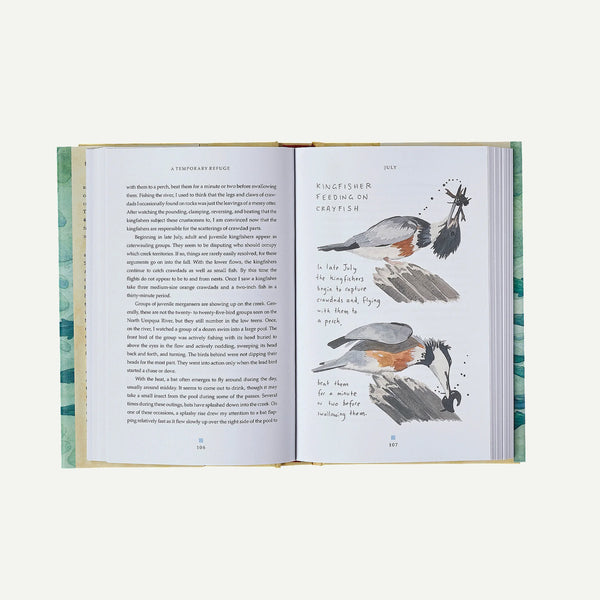 A Temporary Refuge: Fourteen Seasons with Wild Summer Steelhead by Lee Spencer (hardcover book)