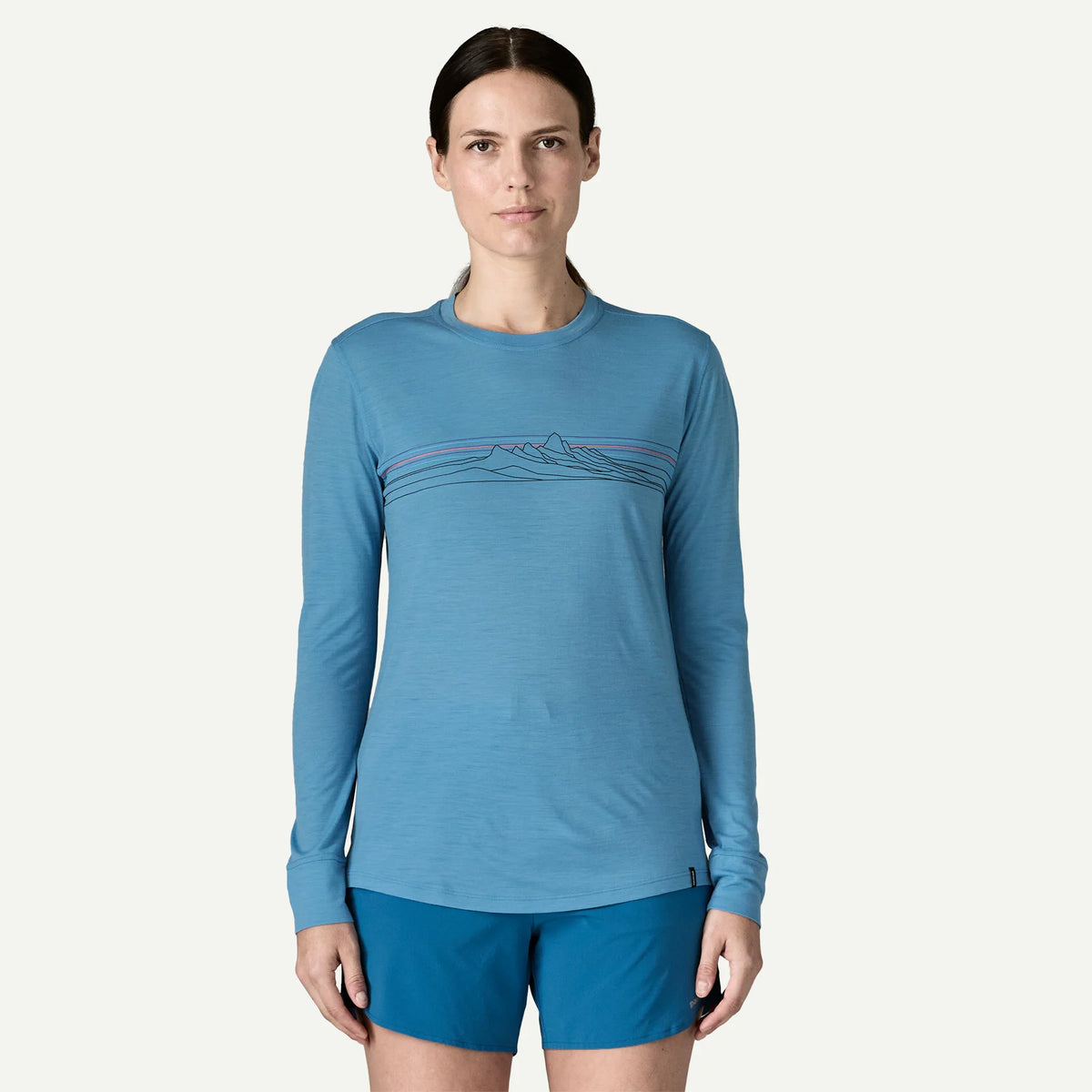 W's Long-Sleeved Capilene® Cool Merino-Blend Graphic Shirt