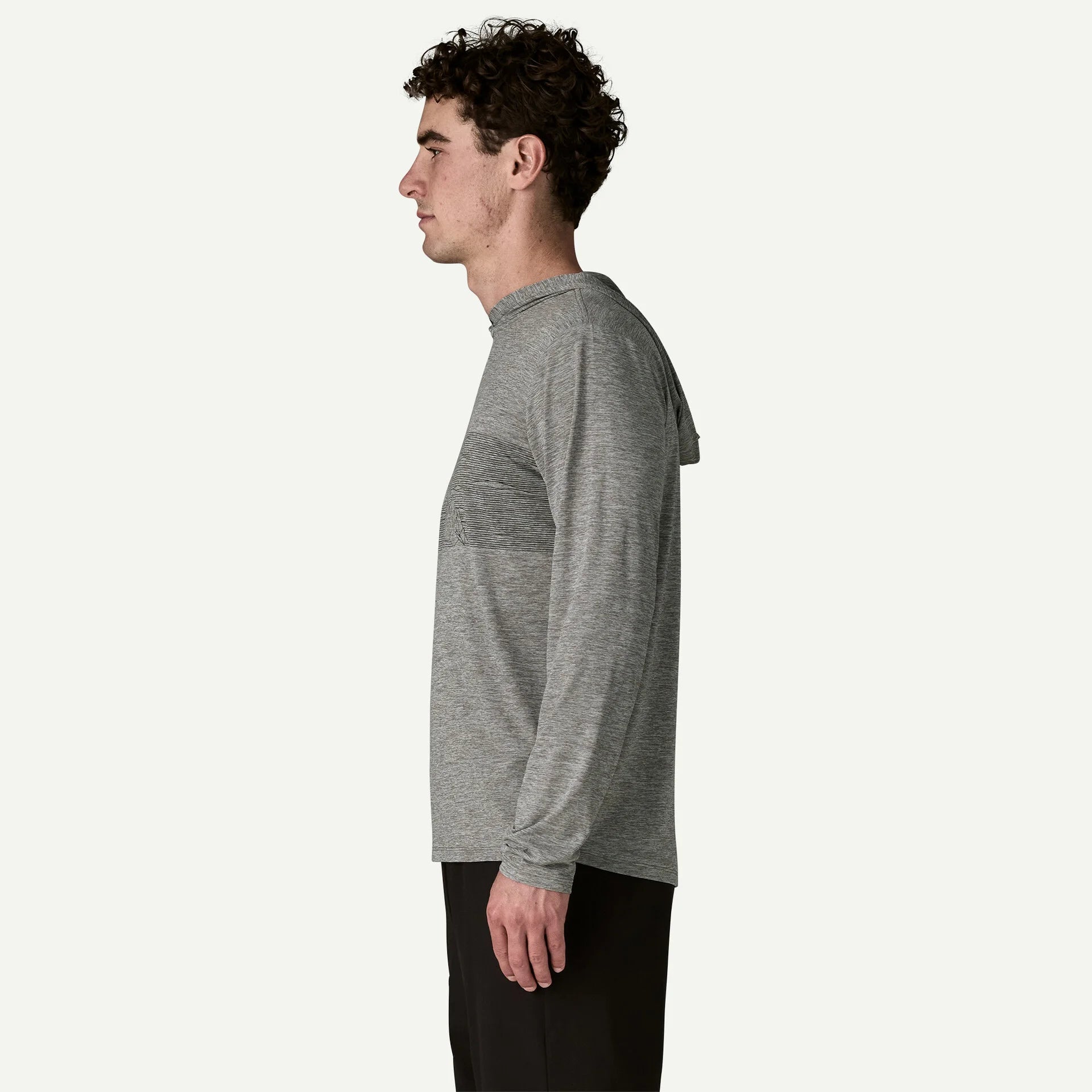 M's Capilene® Cool Daily Hoody - Strataspire Stripe Secondary image