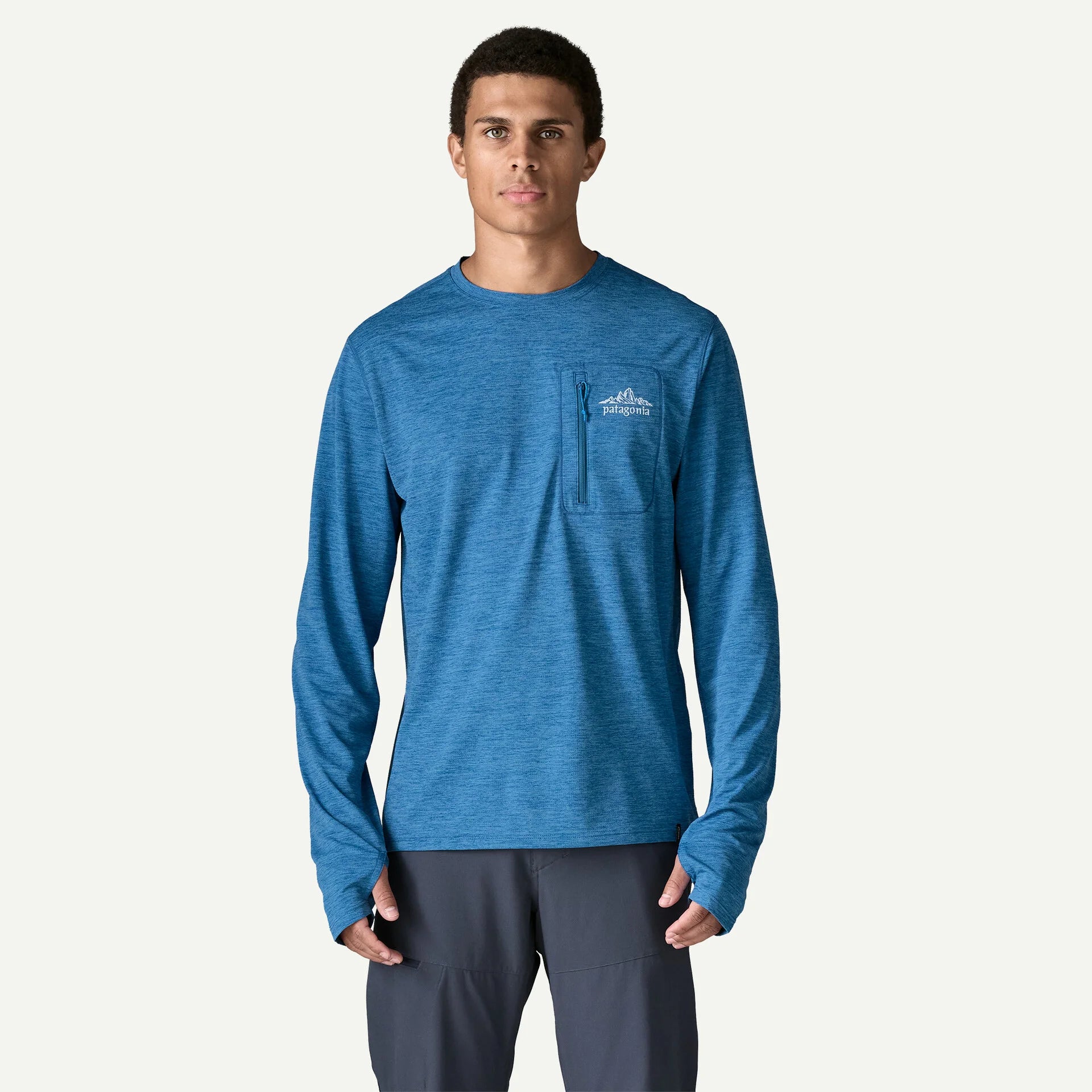 M's Long-Sleeved Capilene® Cool Sun Shirt - Cloud Crag Crest Secondary image