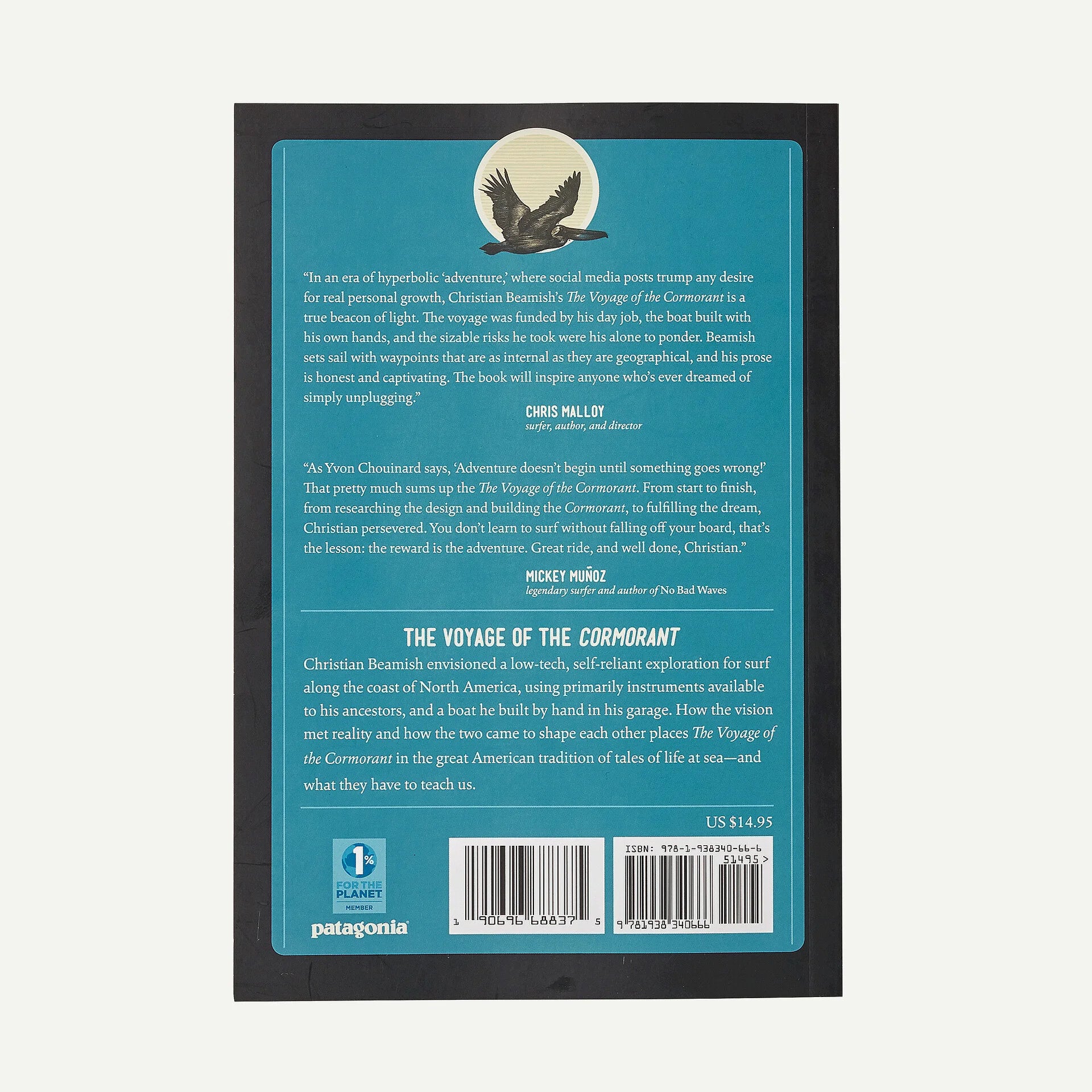 The Voyage of the Cormorant: A Memoir of the Changeable Sea by Christian Beamish (Patagonia published paperback book) Secondary image