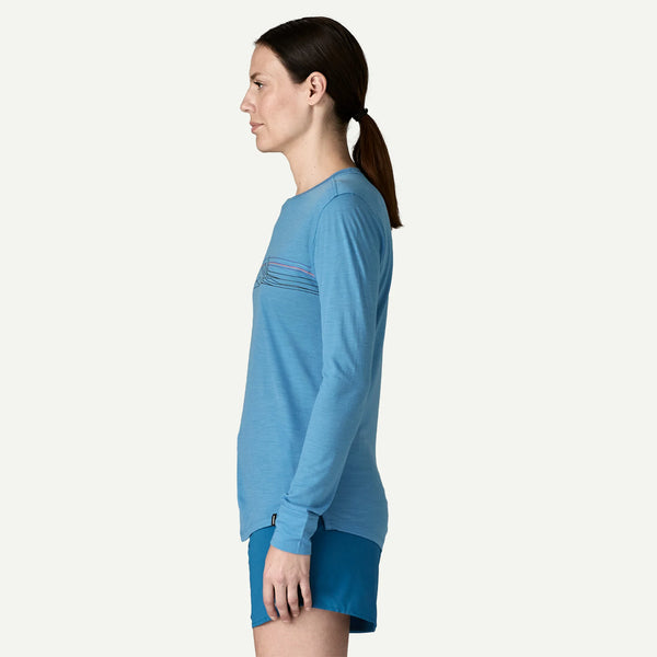 W's Long-Sleeved Capilene® Cool Merino-Blend Graphic Shirt