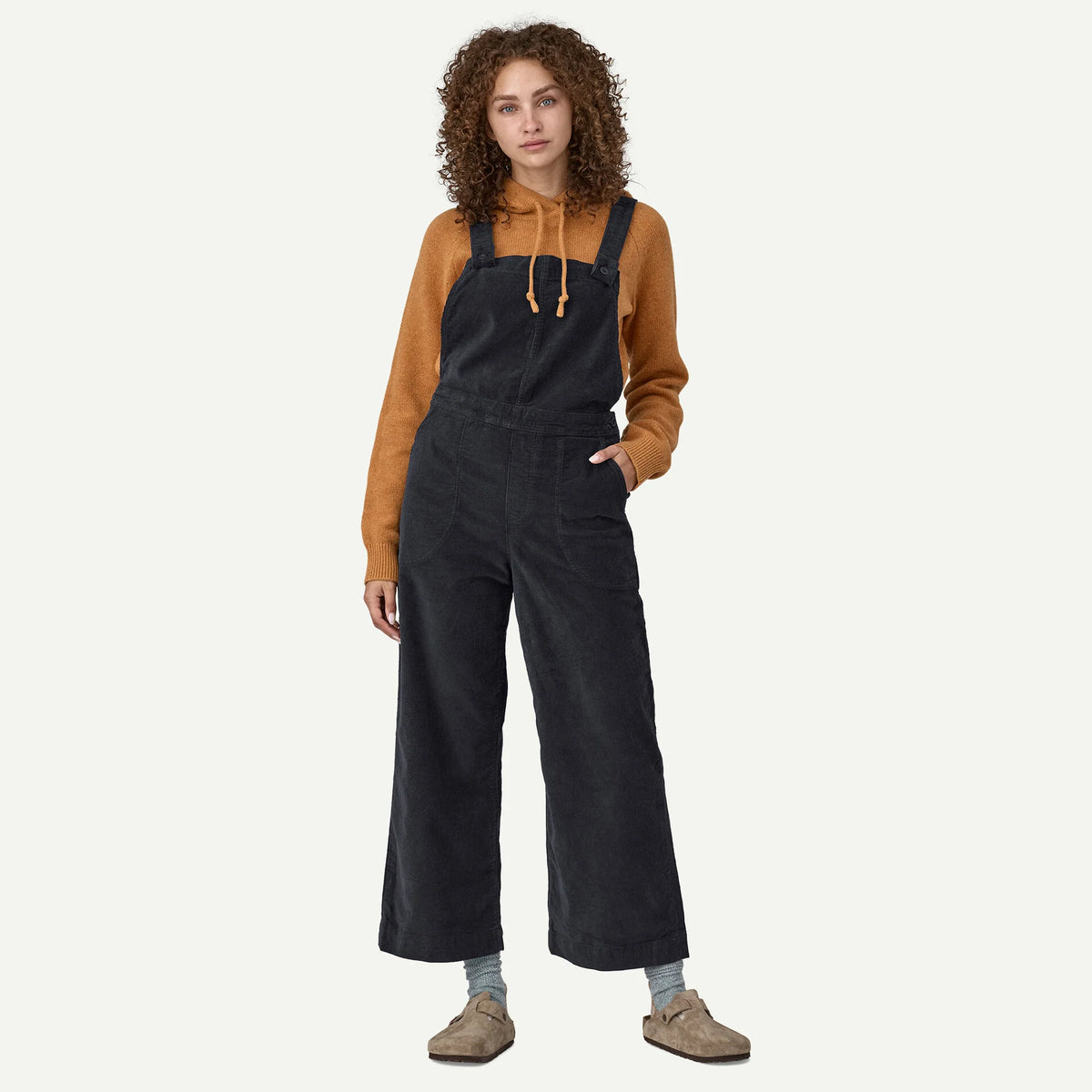 W's Stand Up® Cropped Corduroy Overalls Main image