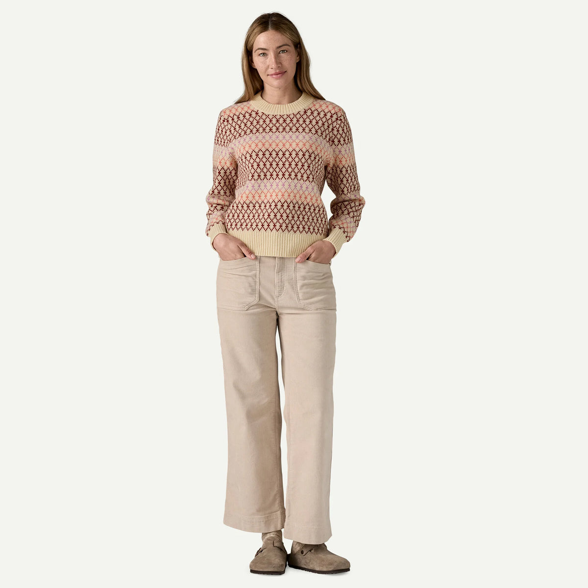 W's Recycled Wool-Blend Crewneck Sweater