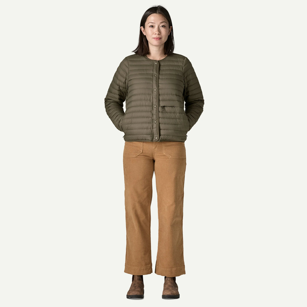 W's Lightweight Reversible Down Sweater™ Cardigan