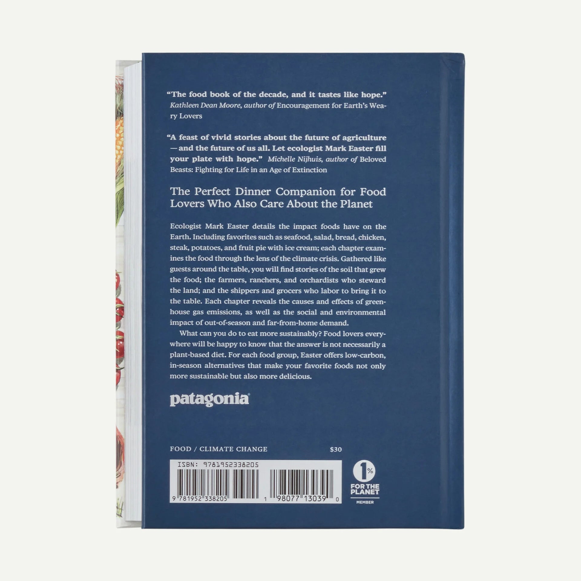 The Blue Plate: A Food Lover's Guide to Climate Chaos (hardcover, published by Patagonia) Secondary image