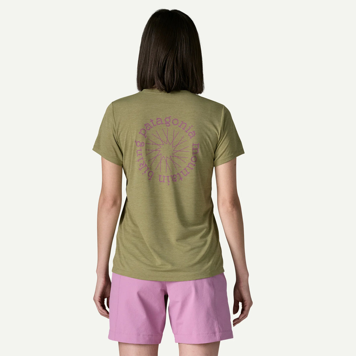 W's Capilene® Cool Daily Shirt - Spoke Stencil