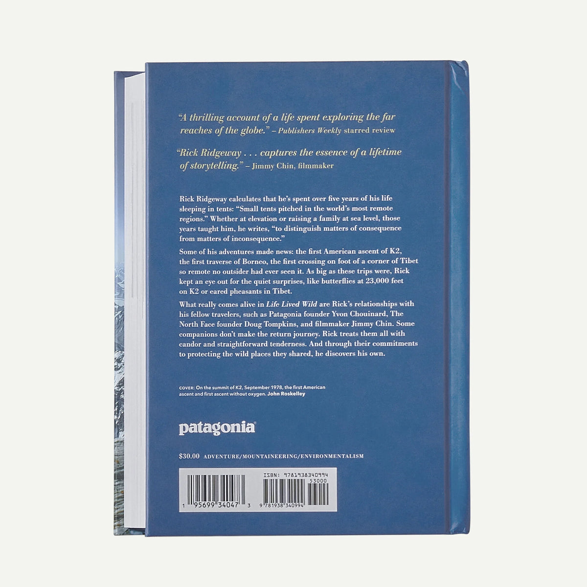 Life Lived Wild: Adventures at the Edge of the Map (by Rick Ridgeway) Main image